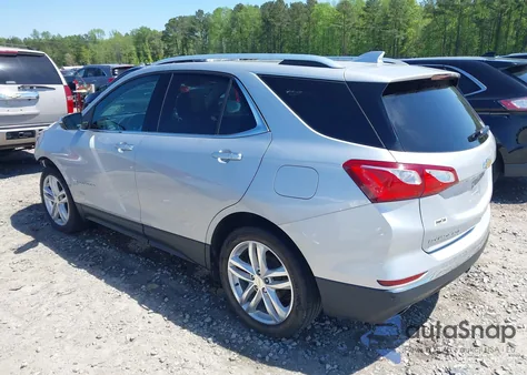 2019 Chevrolet Equinox Premier из США, поврежденный, VIN 2GNAXPEX7K6251937
